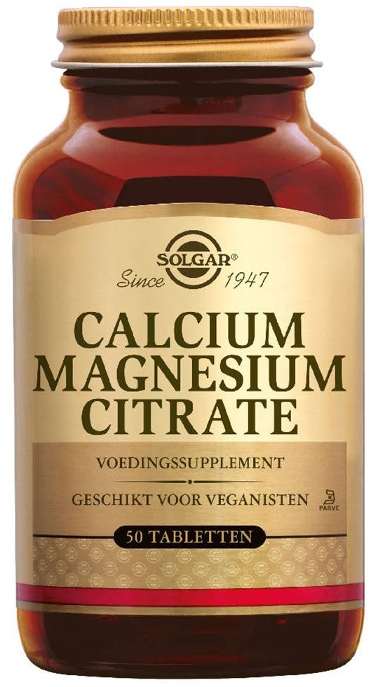 Solgar Calcium Magnesium Citrate 50 pc(s) comprimé(s)