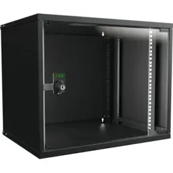 Enoc Wandschrank SNP 9HE sw 19"550x400x448mm W3 9-4-S-SNP