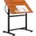 Vevor Zeichentisch Maltisch multifunktionaler Schreibtisch Neigung 0°–90° Schwarz/Braun