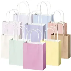 folia 20er-Pack Tragetaschen »PASTELL« Gr. S lila