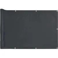 vidaXL Sichtschutzmatte 600 x 120 cm Anthrazit PVC