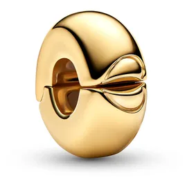 Pandora 763678C00 Clip-Charm Rund Goldfarben