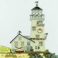 Bothy Threads Kreuzstich-Set Der Leuchtturm, 26x26cm, XSS6, Zählmuster