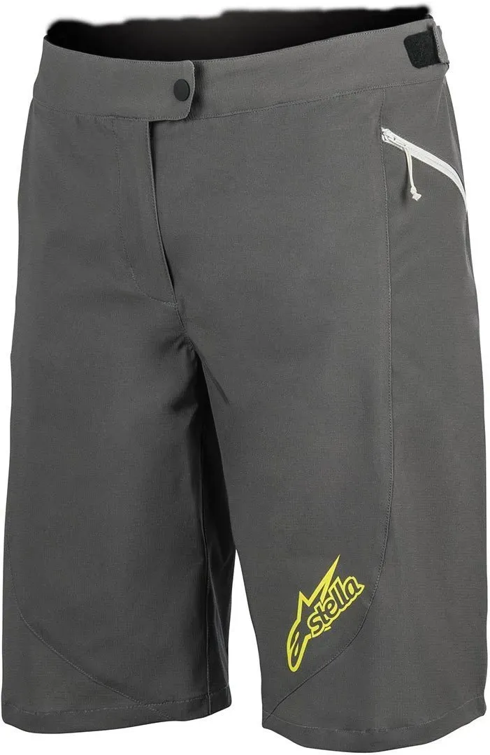Alpinestars Stella Pathfinder Damen Fahrradshorts, grau-gelb, Größe 30