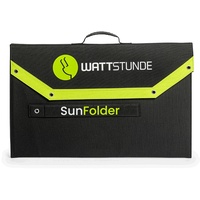 WATTSTUNDE® SunFolder WS340SF faltbare Solartasche mit Bypass-Diode