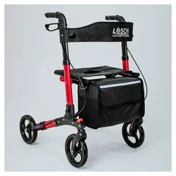 Lösch Reha Rollator TABAS Mobility PU Rot