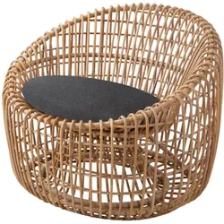 Cane-line Nest Round Sessel Rattan Natural - Natur