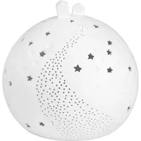 Räder Räder LIVING LED-Porzellanlichtkugel Häuser mit Akku 16x16x15cm