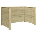 Plus Mülltonnenverkleidung Plank  (194 x 97 x 108 cm, Holz, Natur)