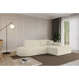 altdecor Ecksofa Ottomane Rechts IREA-L1-v4 232x165x77 cm Beige