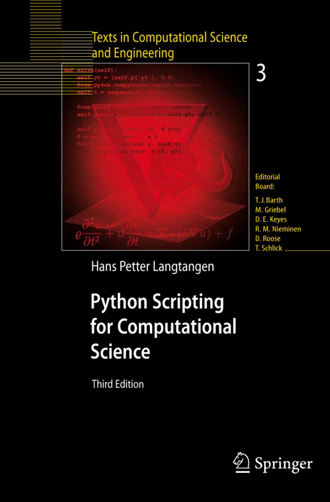 Python Scripting For Computational Science - Hans Petter Langtangen  Kartoniert (TB)
