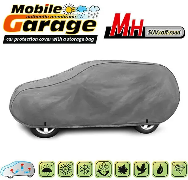 Hochwertige Kegel-Abdeckung für Jeep/SUV OFF-ROAD, Mobile Garage Serie, Größe M 410 - 430 cm x 145 - 155 cm