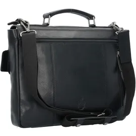 LEONHARD HEYDEN Roma Aktentasche Leder 37 cm Laptopfach schwarz