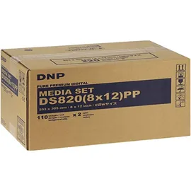 DNP Paper DM812820 Premium 2 Rolls / 110 prints 20x30 für DS820