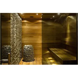 HUUM HIVE Mini Saunaofen 6 kW finnischer Saunaofen Standofen inkl. Air-Tunnel