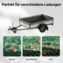 Wiltec Ladungssicherungsnetz 3x6 m Grün