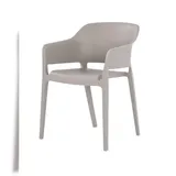 BEST Freizeitmöbel Best Gartenstuhl Giethoorn 77,5 x 55 x 54,5 cm hellgrau 6 St.