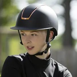 HKM Lady Shield Schwarz glänzend S=52-54 cm
