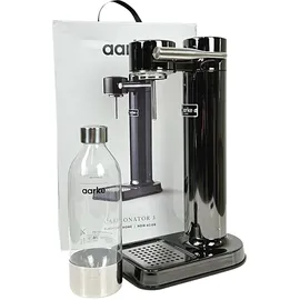 Aarke Carbonator 3 black chrome + PET-Flasche