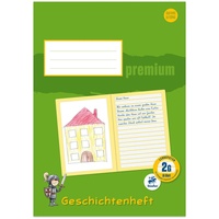 Staufen Staufen® Geschichtenheft Premium Lineatur 2G liniert DIN A4 ohne Rand, 16 Blatt