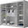 Mirjan24 Schiebetürenschrank Amber VII 250 x 215 x 58 cm Beige