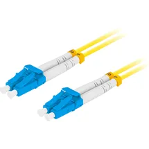 LANBERG FO-LULU-SD11-0010-YE InfiniBand/Glasfaserkabel 3 m LC Gelb