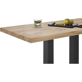 Stolkom Bartisch Jay 120 x 104 x 60 cm Eiche braun