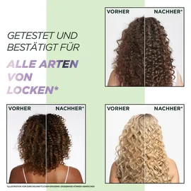Garnier Fructis, Locken Methode, Feuchtigkeitsboost Haarpflege-Spray für alle Arten von 150 ml