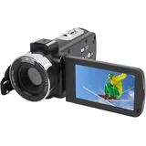 Bewinner Camcorder-Videokamera, Full HD 1080P 30 FPS 30 MP Vlogging-Kamera-Recorder, 3,0-Zoll-IPS-Bildschirm 18-Fach-Zoom-Camcorder, 270-Grad-Drehbildschirm Videorecorder Vlogging-Kamera