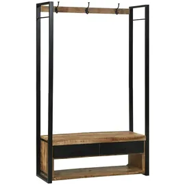 vidaXL Garderobenständer 110 x 40 x 179 cm Braun