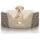 Knuffelwuff Hundebett Lena M-L 70 x 50 cm Braun/Beige