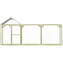 vidaXL Hühnerkäfig 4,5x1,5x2 m Imprägniertes Kiefernholz