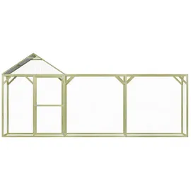 vidaXL Hühnerkäfig 4,5x1,5x2 m Imprägniertes Kiefernholz