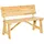 Outsunny Gartenbank 116 x 56 x 80 cm Beige