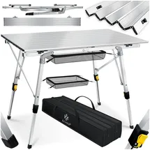 Kesser Campingtisch faltbar Silber