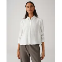 Opus Flowy Bluse Weiß 42