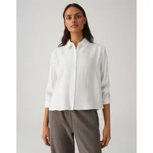 Opus Flowy Bluse Weiß 42