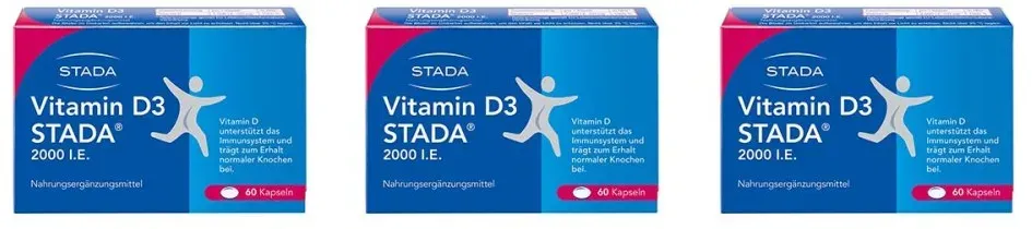 Vitamin D3 STADA 2000 internationale Einheiten Tabletten