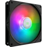 Cooler Master SickleFlow 140 ARGB Gehäuselüfter, Cooler Fan mit durchscheinenden Luftstromblättern, 67 CFM, 2,25 mmH2O, 10 bis 27 dBA, Schwarz