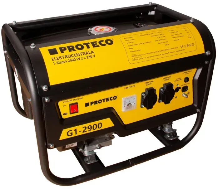 Proteco Stromerzeuger 1-phasig 2900W (AC 2x230V, DC 1x12V)