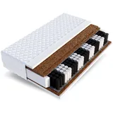 Fdm Matratze 140x200 cm SUPER HART 7 Zonen H4 H5 Taschenfederkern Rechteckig, Oeko-Tex® Standard 100, atmungsaktiv, wendbar, Wendematratze, Schlafzimmer, Matratzen Shop, Matratzen, Taschenfederkernmatratzen