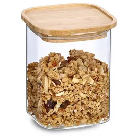 Zeller Vorratsglas mit Bambusdeckel 900 ml