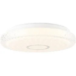 BRILLIANT Adria LED Wand- und Deckenleuchte 30cm weiß/chrom Innenleuchten,Deckenleuchten,-funktional   2x 12W LED integriert, (Lichtstrom: 800lm, Lichtfarbe: 3000K)   Durchmesser: 30cm
