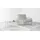 s-style möbel Loungesessel Tampa Bouclé 84 x 81 x 89 cm Grau/Gold