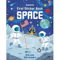 Usborne Verlag First Sticker Book Space