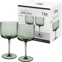 like. by Villeroy & Boch Like Sage Weinkelch Set 2 Teilig, Farbglas grün