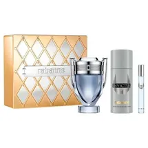 Paco Rabanne Invictus Eau de Toilette 100 ml + Eau de Toilette 10 ml + Deo Spray 150 ml Geschenkset