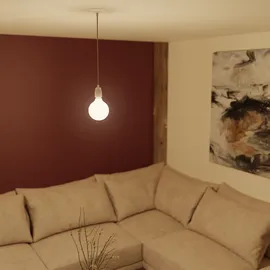 ledscom.de Baldachin, Porzellan, weiß, 105mm Ø