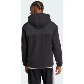 Adidas Adicolor 3-Streifen Teddy Fleece Reißverschlusspullover Black S
