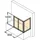 Hüppe Combinett 2 Badewannenaufsatz, beweglich, AC0701087264,